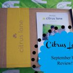 Citrus Lane //  September Box Review.