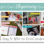 $50 to ErinCondren.com Giveaway w/ A Night Owl Blog!