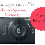 Enter to win a Canon Powershot Camera w/ Through the Eyes of the Mrs.