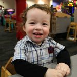 Wyatt’s 1st trip to Chuck E. Cheese!