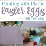 Plastic Easter Eggs: Toddler Painting!