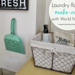 World Market Laundry Room Makeover