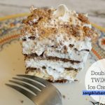 Double Layer TWIX® Bites Ice Cream Cake