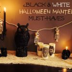 Black & White Halloween Mantel with World Market & Sweepstakes!