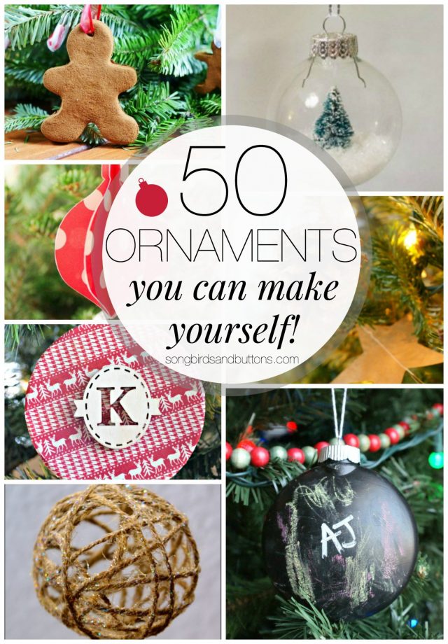 50 DIY Christmas Ornaments - Kendall Rayburn
