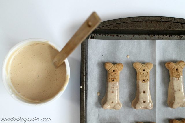 Peanut Butter Banana Dog Treats