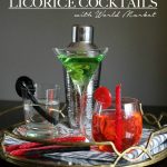 Black, Red, and Green Apple Licorice Cocktails