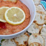 Summer Staycation: Easy Roasted Red Bell Pepper Hummus + $50 PayPal Giveaway