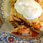 Easy Layered Enchilada Bake + Giveaway