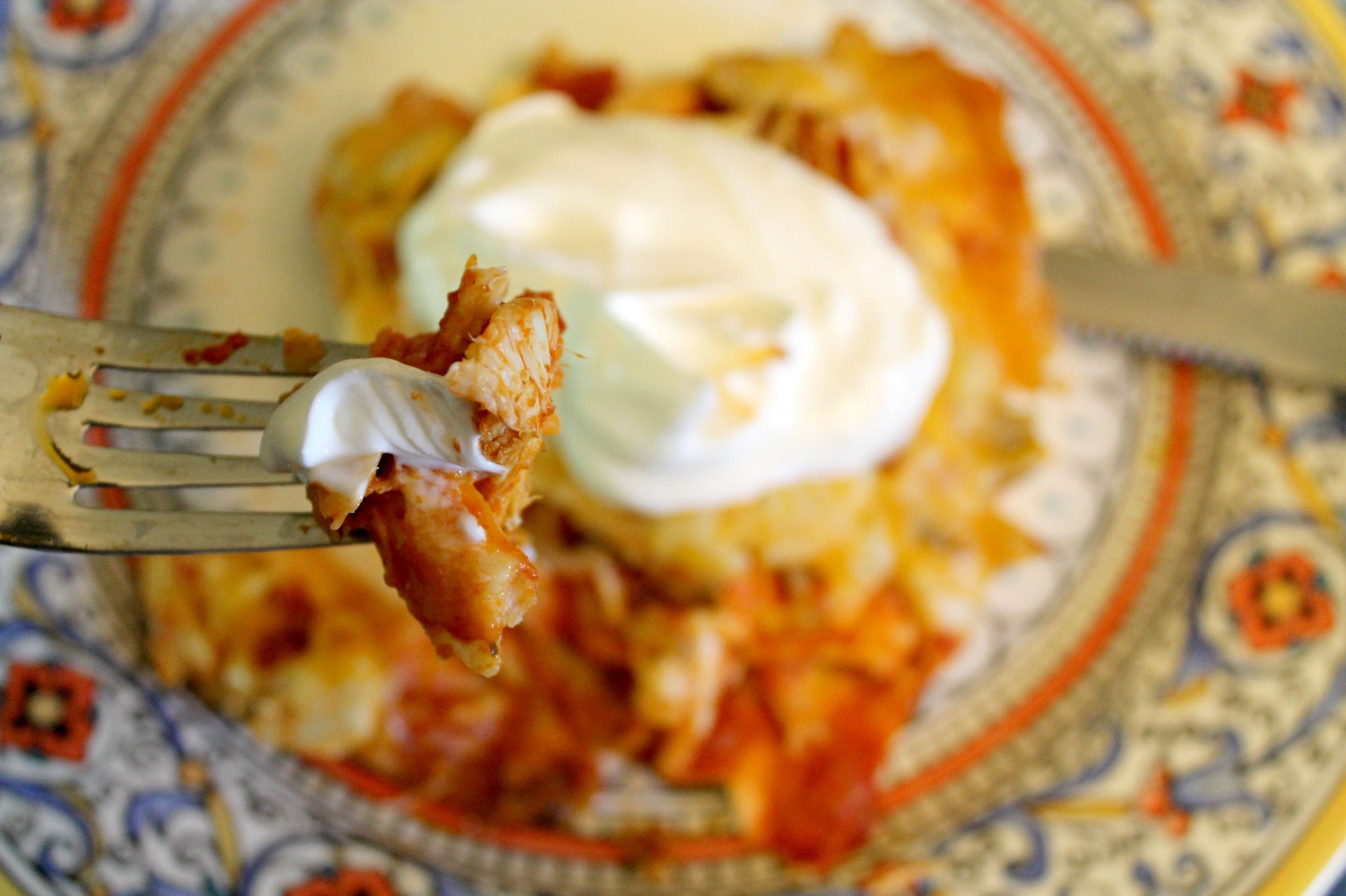 Easy Layered Enchilada Bake