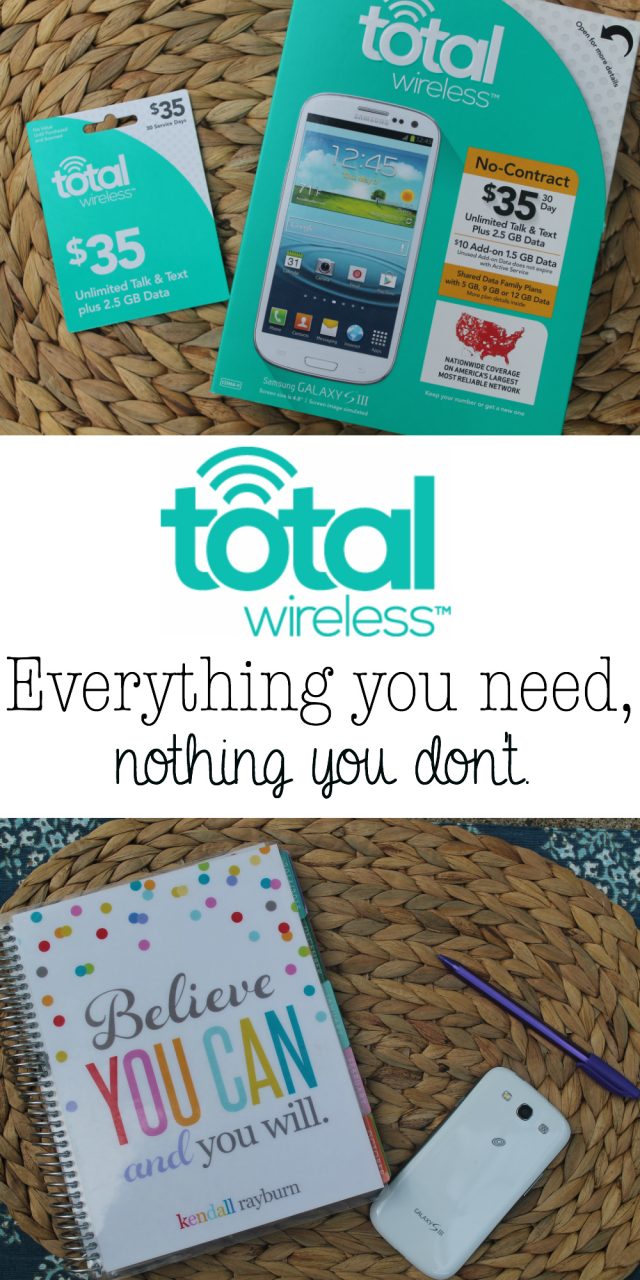 That's something that I genuinely love about Total Wireless, you're never over-sold. You'll get everything you need, and nothing you don't. 