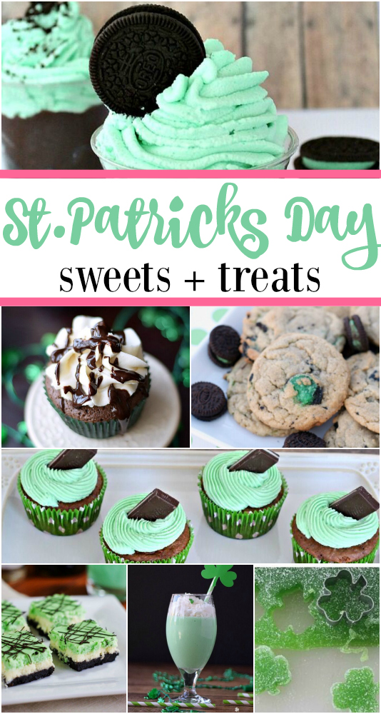 27 amazing and delicious St. Patrick's Day Sweets + Treats you've got to try this year! You're definitely going to want to celebrate with these goodies!