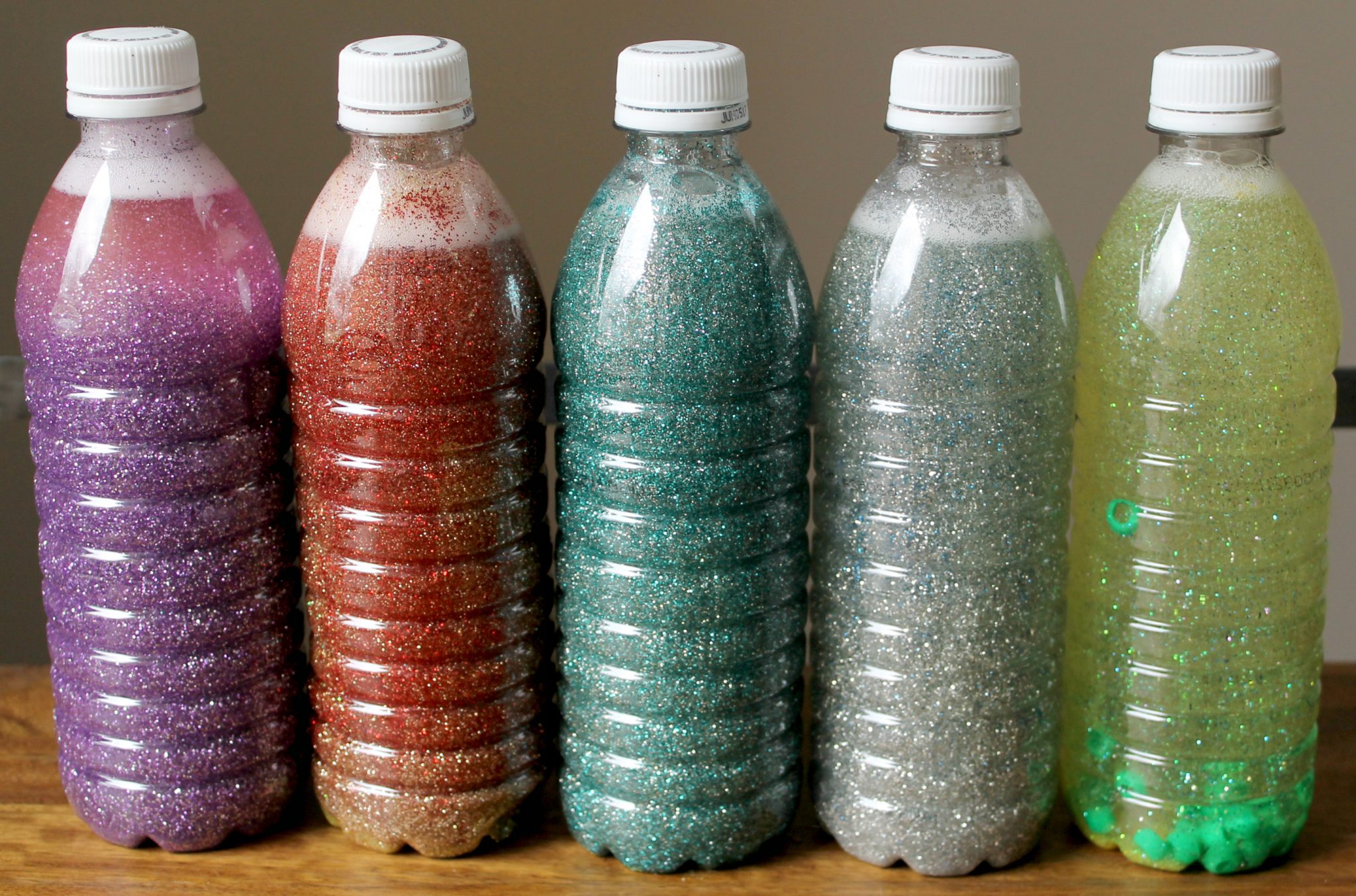 Sensory Glitter Bottles