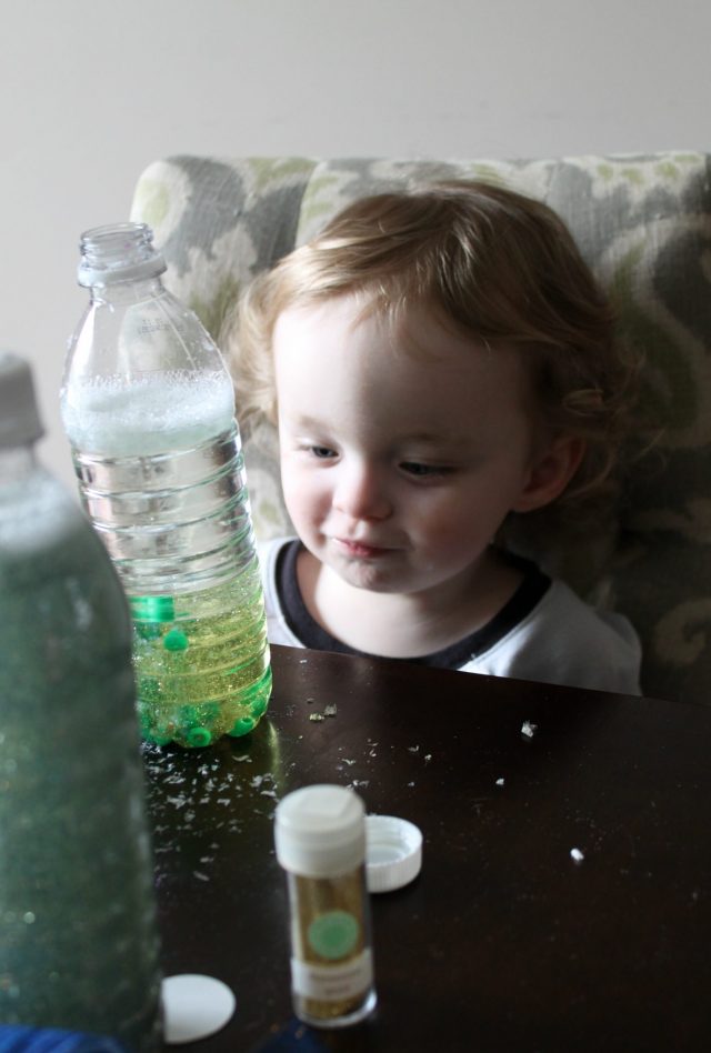 Sensory Glitter Bottles