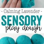 Calming Lavender Sensory Play Dough