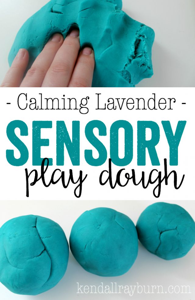 Calming Lavender Sensory Play Dough