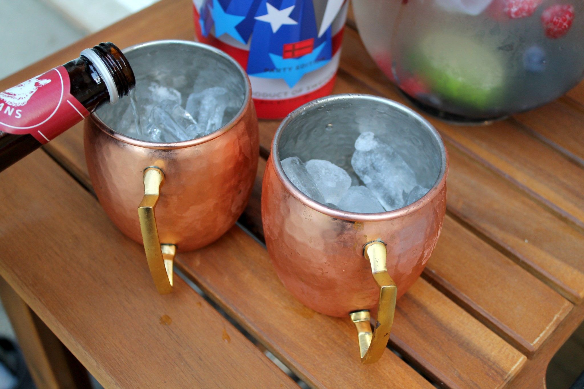 Turning a Potting Bench into a Cocktail Bar