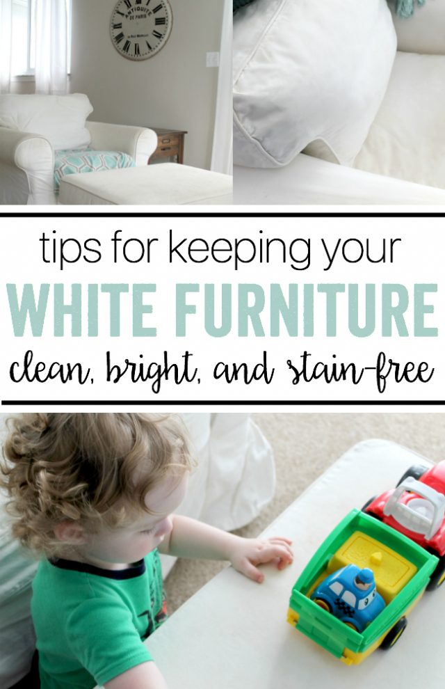 Tips for Keeping Your White Furniture Clean