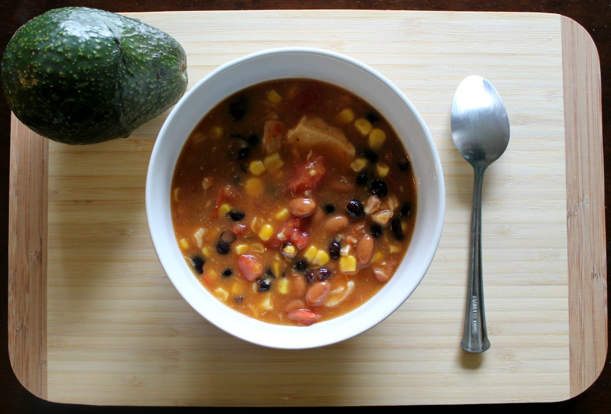 Spicy Chicken Taco Soup 