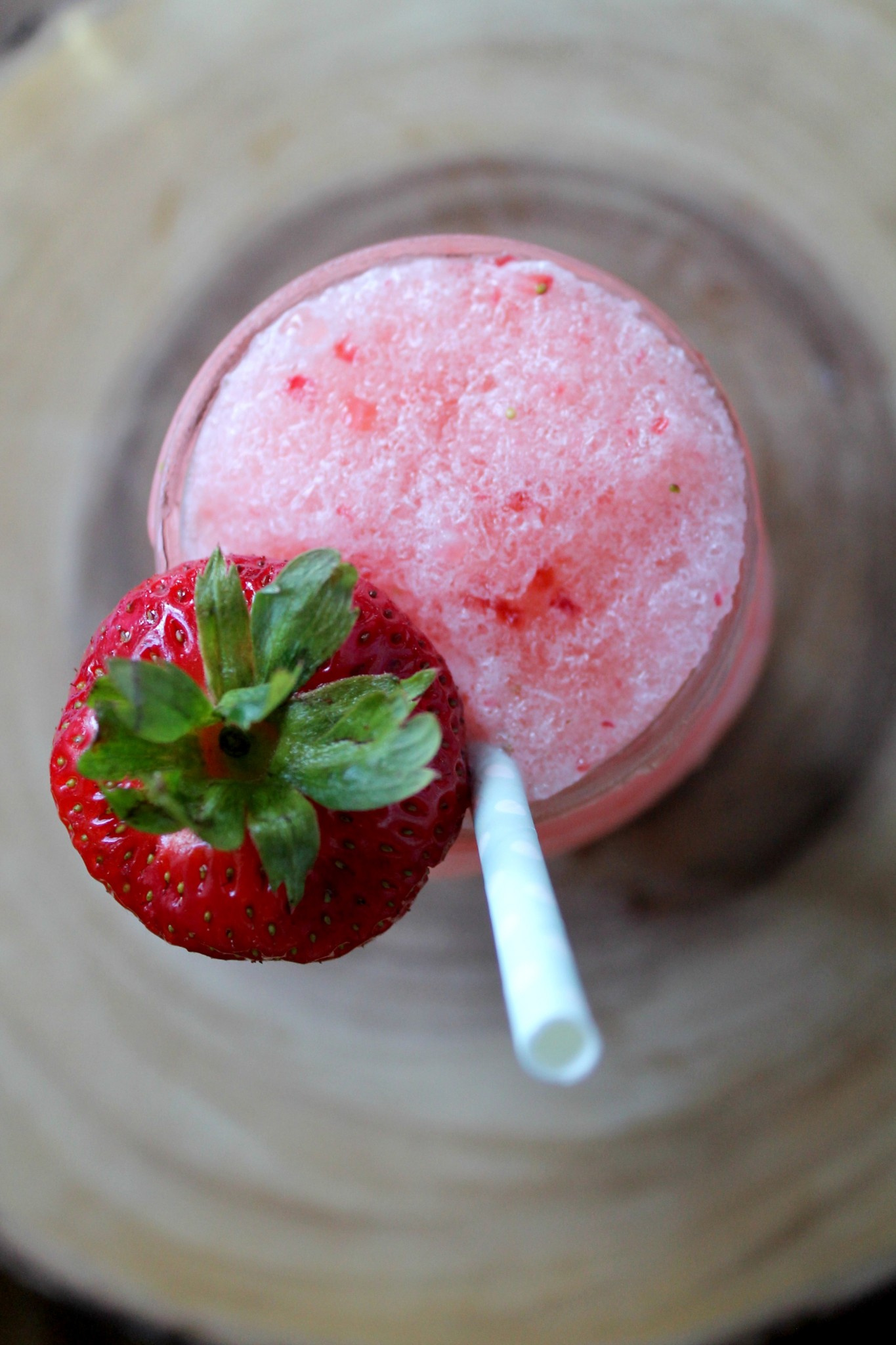 Three-Ingredient Strawberry Lemonade Slush