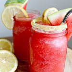 Watermelon Lemon Cocktail Slush