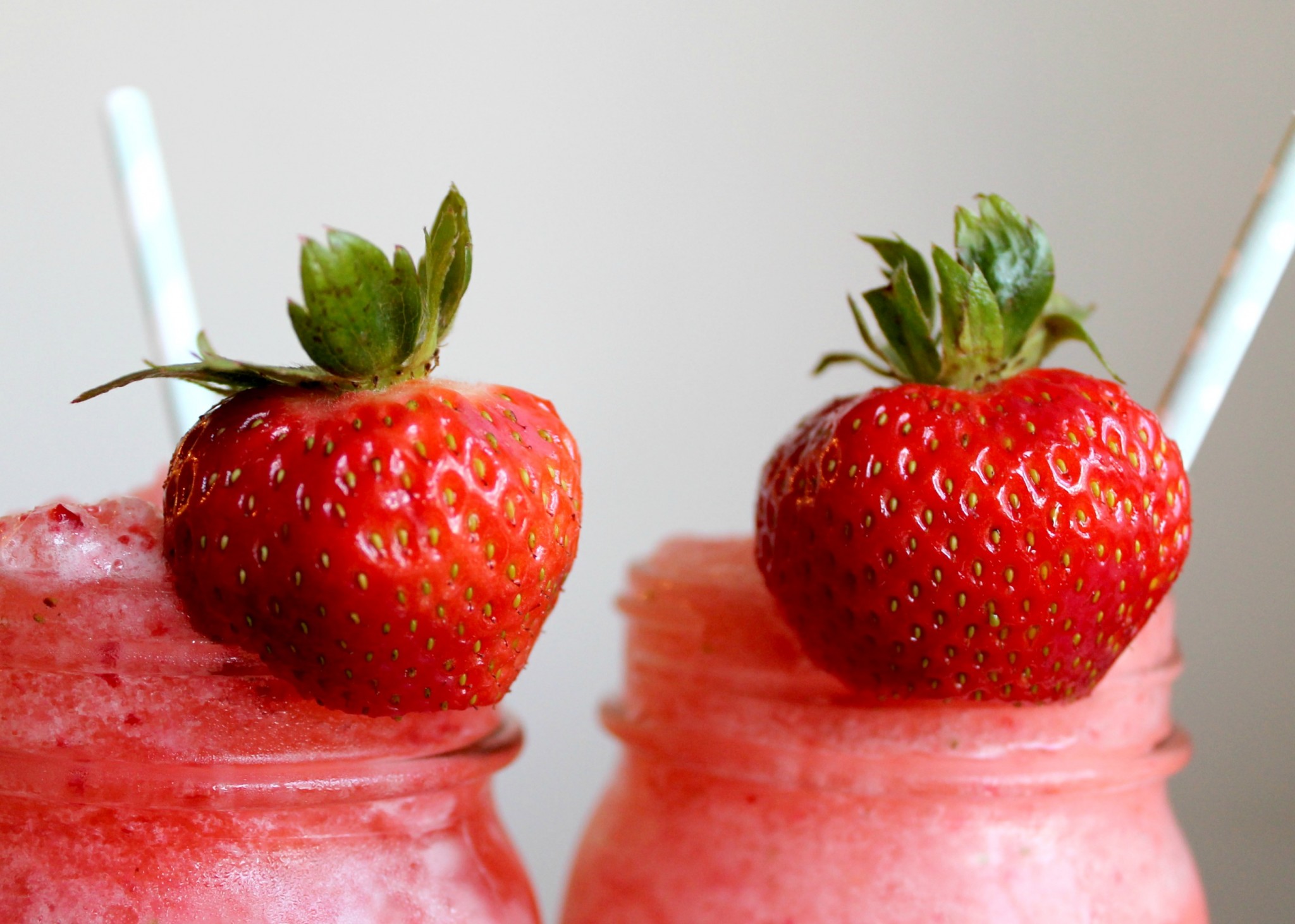 Three-Ingredient Strawberry Lemonade Slush