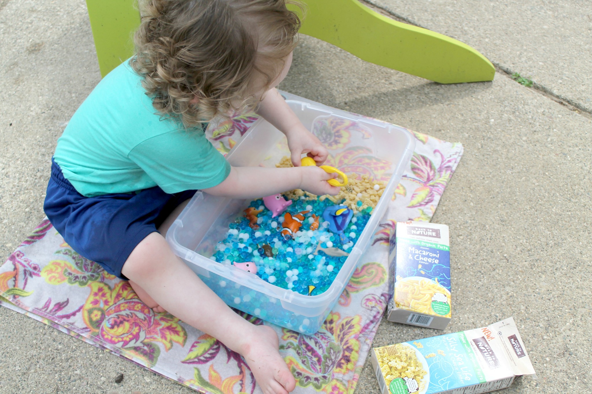 Ocean Sensory Bin Tutorial