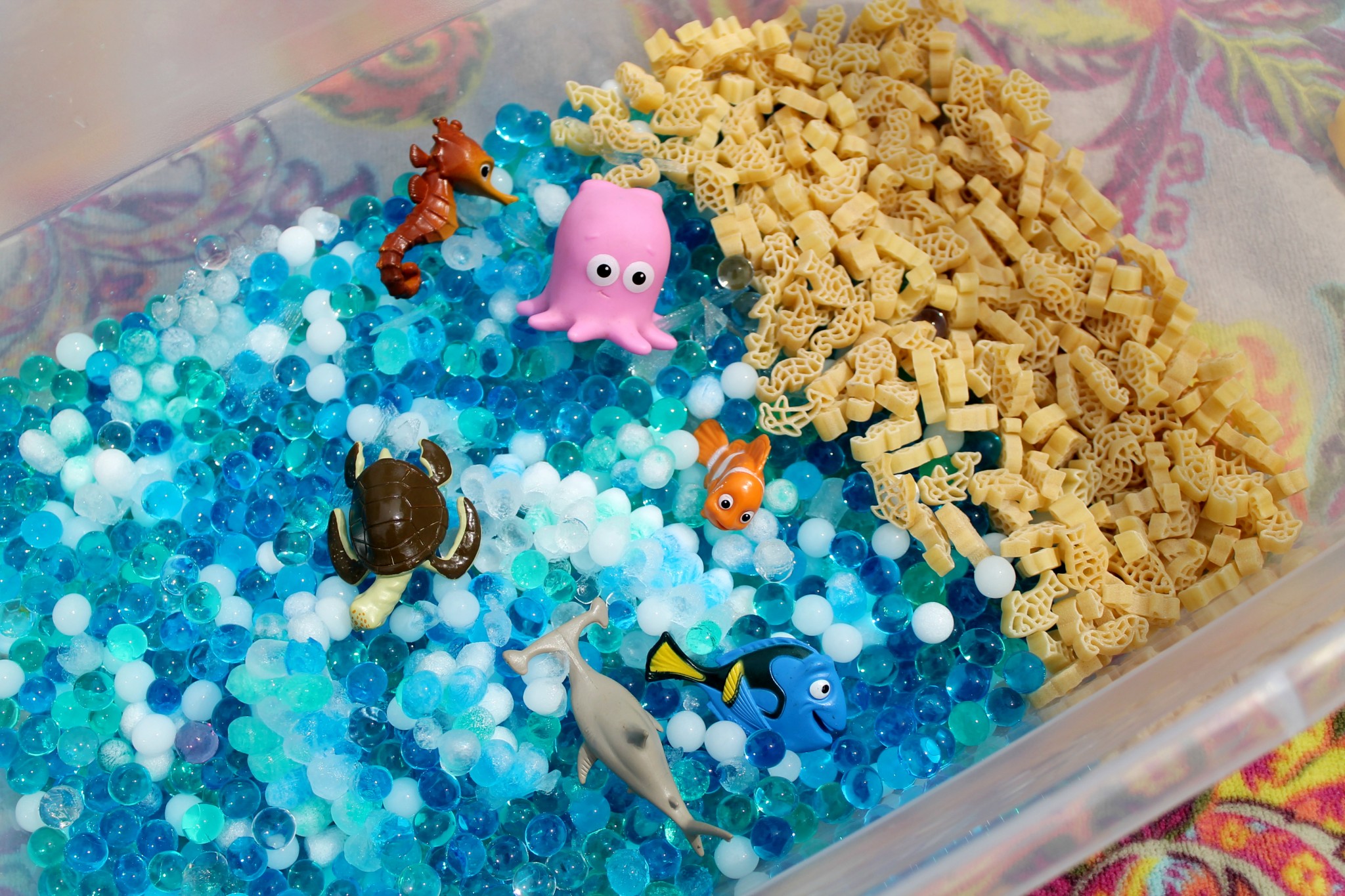 Ocean Sensory Bin Tutorial