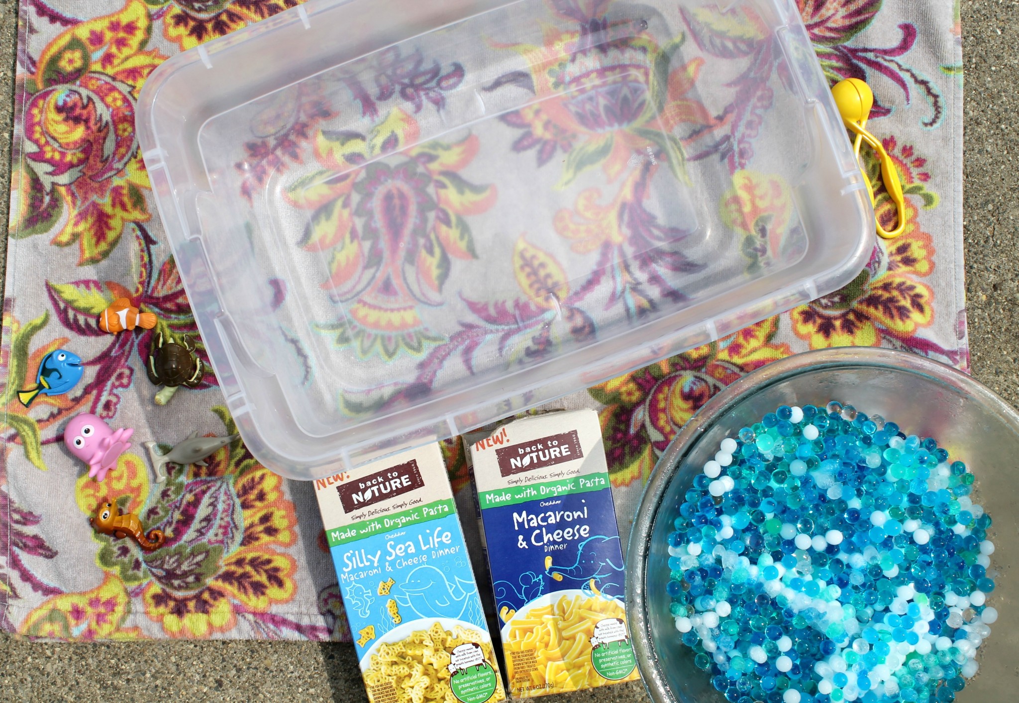 Ocean Sensory Bin Tutorial