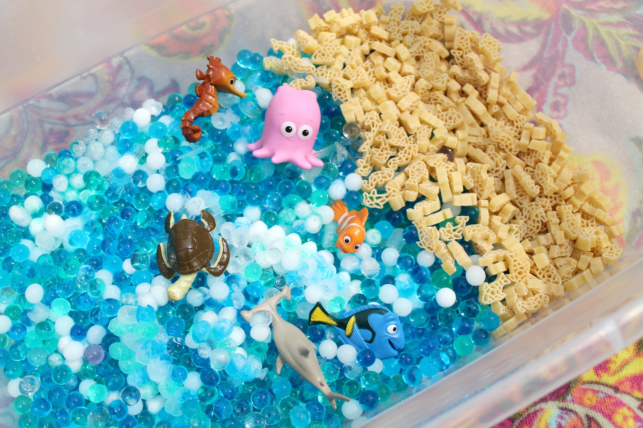 Ocean Sensory Bin Tutorial