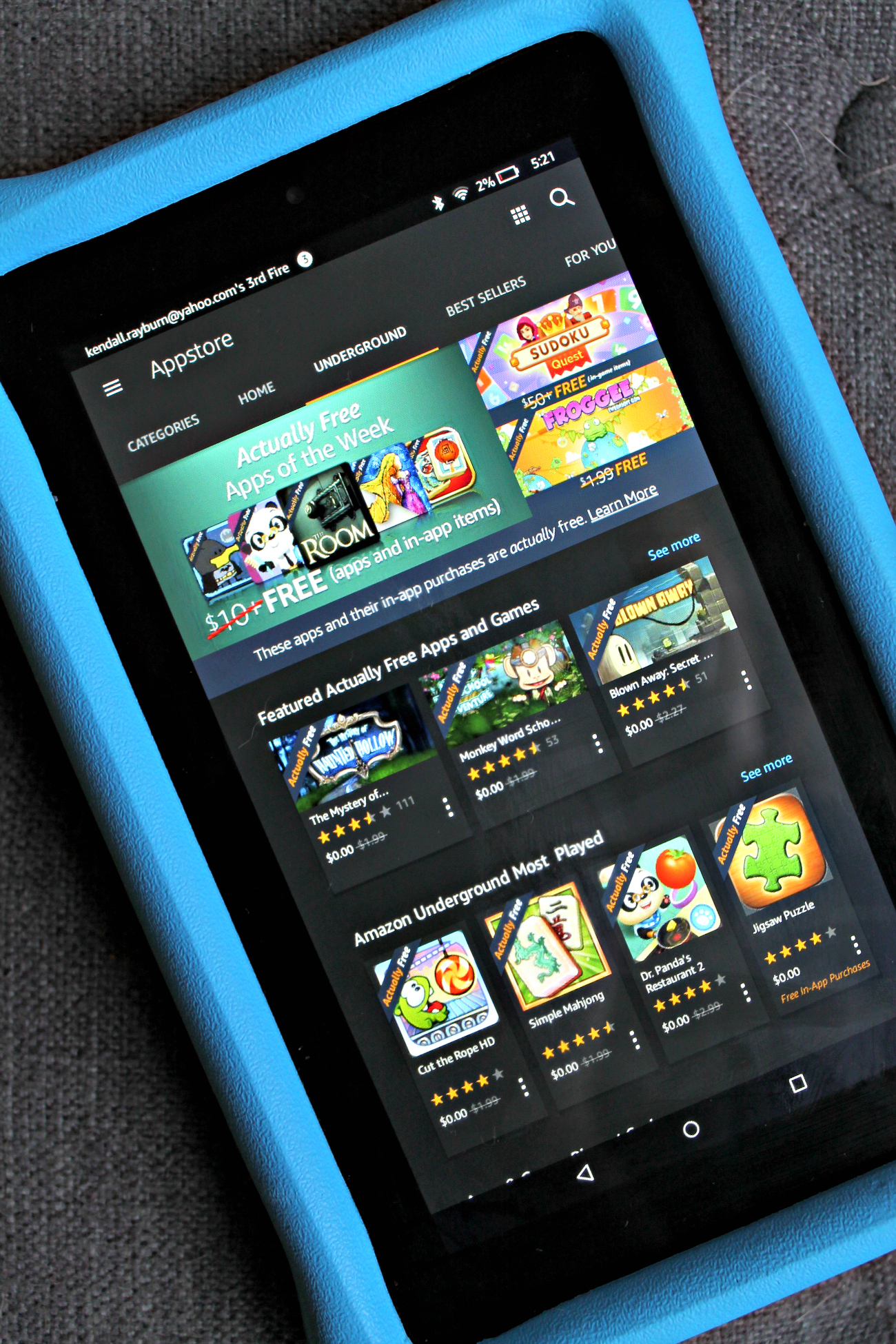 Free Kids Apps with Amazon Underground