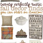 Perfectly Rustic Fall Decor Finds on Amazon