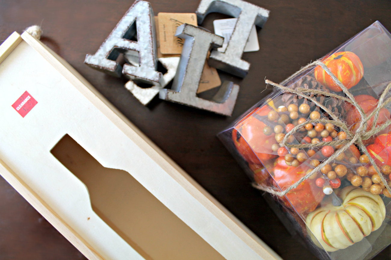 Easy Rustic Fall Centerpiece