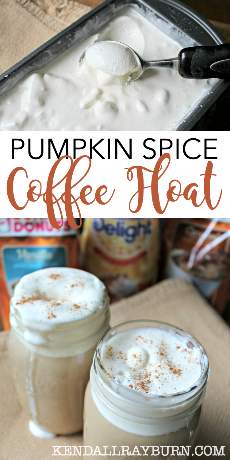 Pumpkin Spice Ice Cream Coffee Float