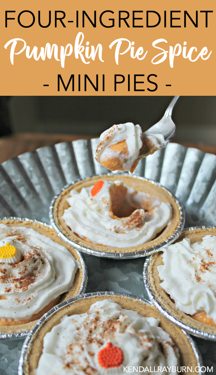 Four-Ingredient Pumpkin Spice Mini Pies