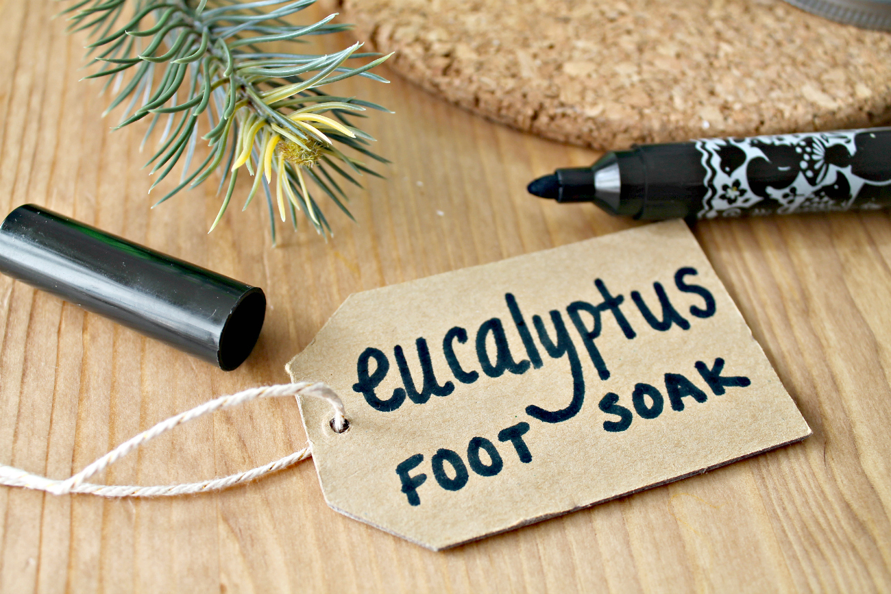 DIY Eucalyptus Foot Soak