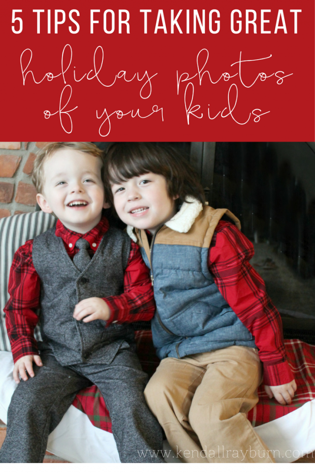 5 Tips for Taking Great Holiday Photos of Your Kids