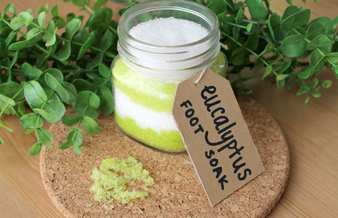 DIY Eucalyptus Foot Soak