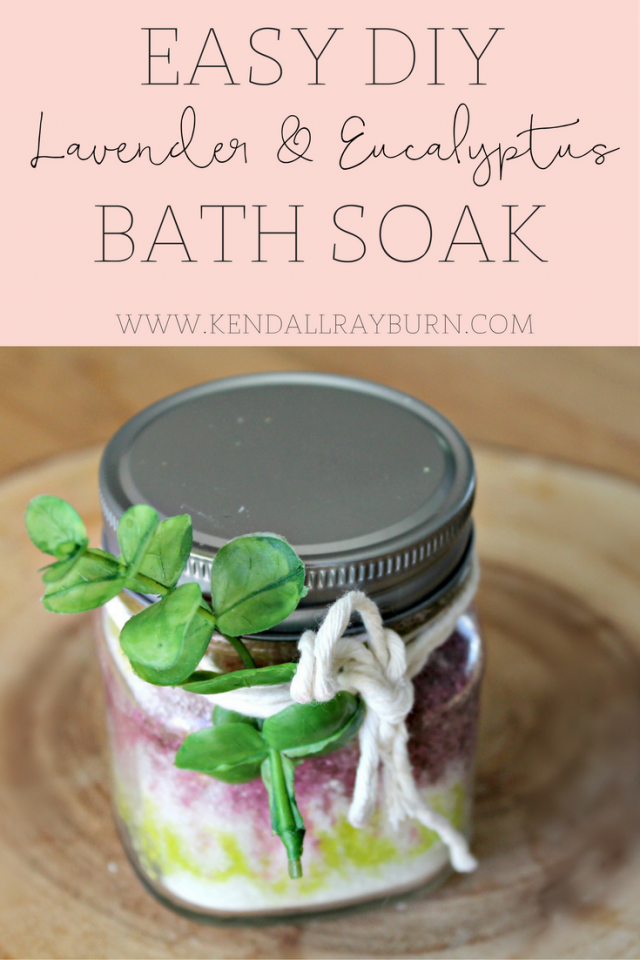 DIY Lavender and Eucalyptus Bath Soak