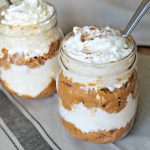 Easy Layered Pumpkin Pie Dessert in a Jar