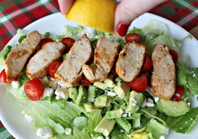 Loaded Lemon Pepper Chicken Salad