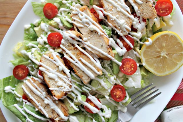 Loaded Lemon Pepper Chicken Salad