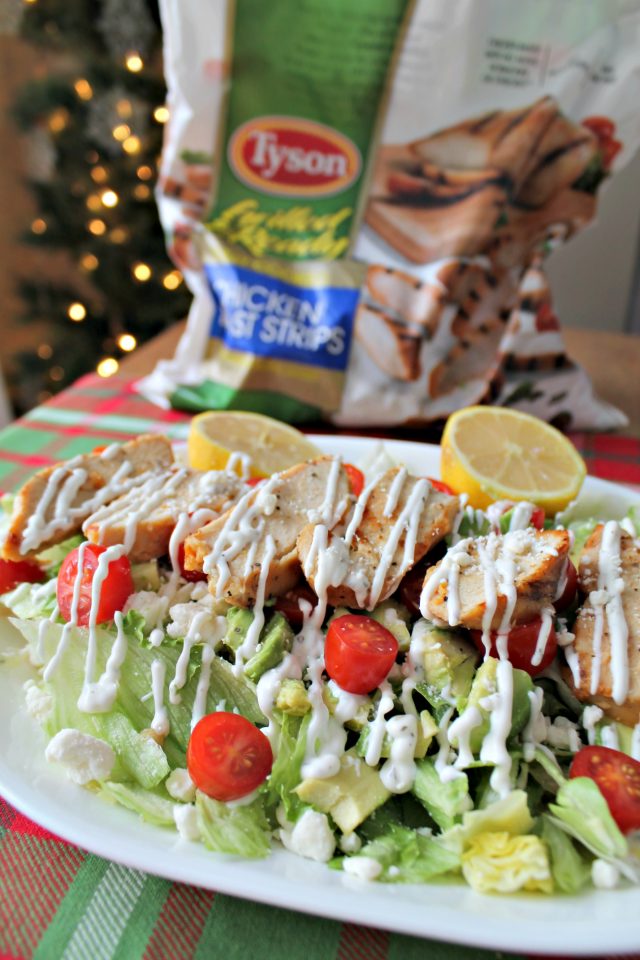 Loaded Lemon Pepper Chicken Salad