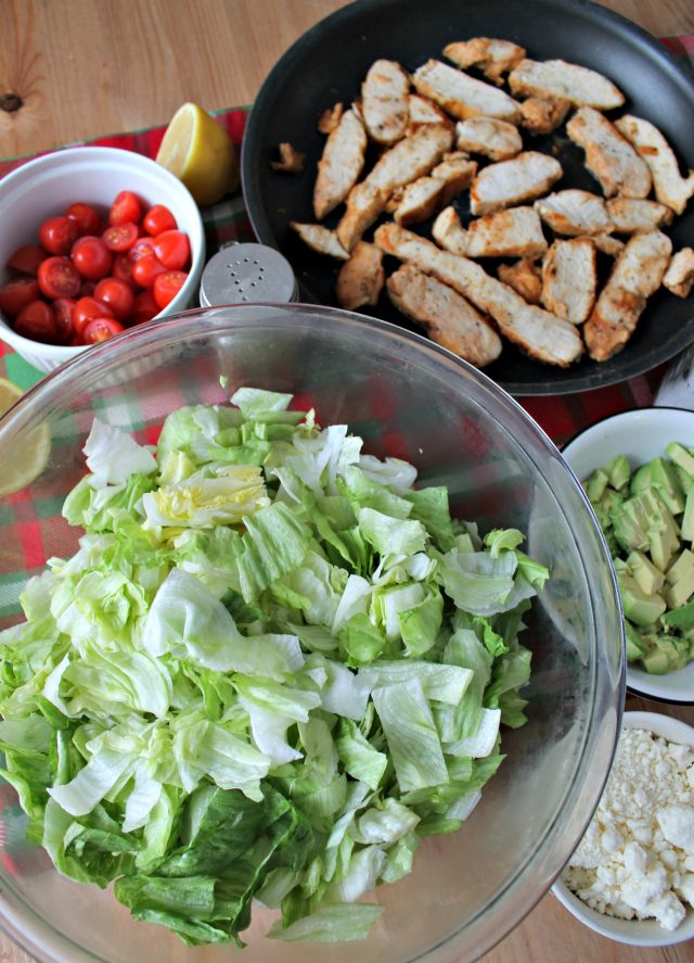 Loaded Lemon Pepper Chicken Salad