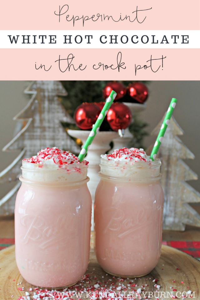 Crock Pot Peppermint White Hot Chocolate