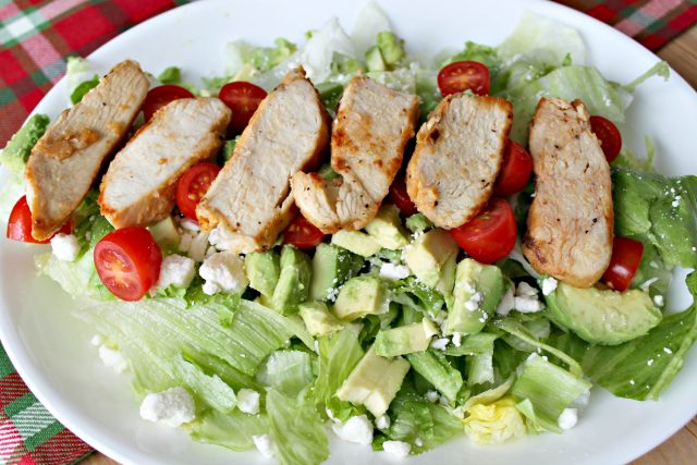 Loaded Lemon Pepper Chicken Salad