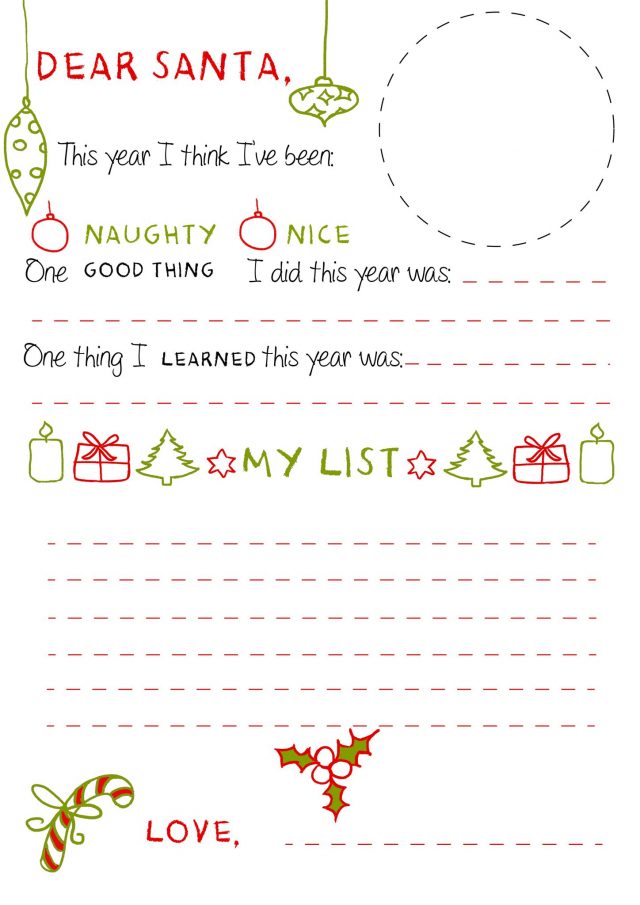 Dear Santa Printable