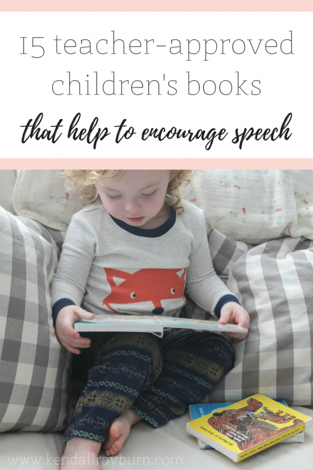 Children's Books that Encourage Speech