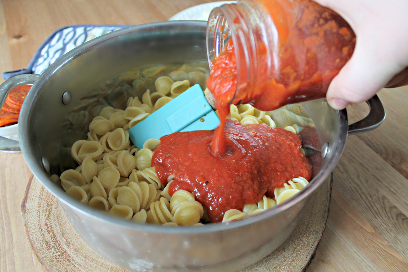 Valentine's Day Hearts Pasta