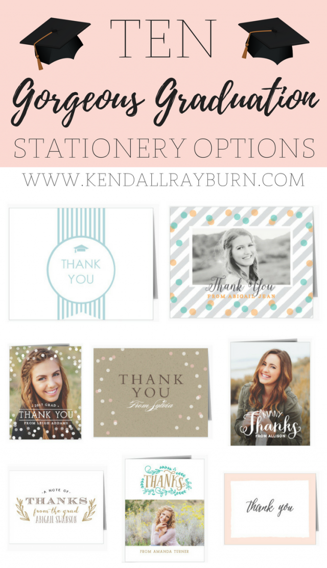 Gorgeous Graduation Stationery Options